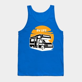 Explore in Style RV Shirt, Soft Vintage-Inspired Motorhome T-Shirt, Great Gift for Wanderlust Spirits, Unique Nomad Gift Tank Top